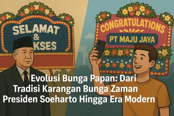 tradisi karangan bunga di indonesia