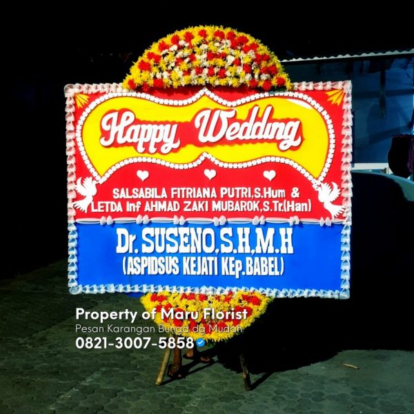 Papan Bunga Wedding - Tangerang